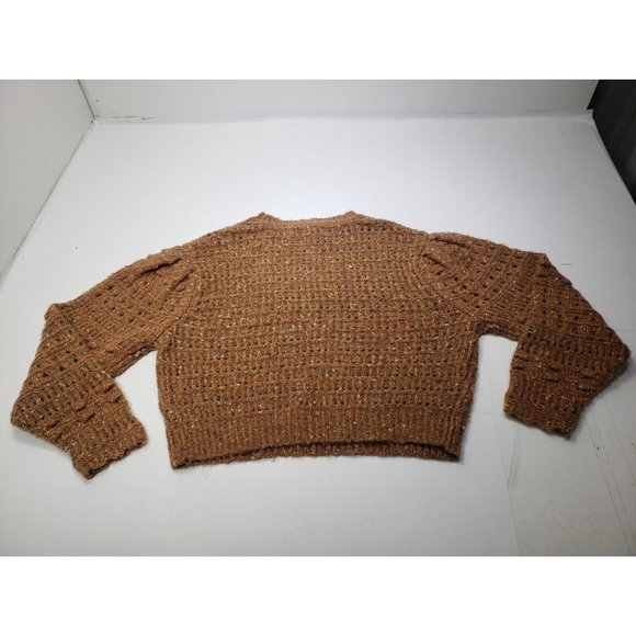 Universal Thread Womens Sweater Crew Neck Long Sleeve Open Knit Multicolor Sz M - Picture 7 of 10